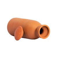 Traditional clay water bottle with free Ash powder