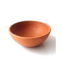 curry serving traditional clay bowl with free Ash Powder