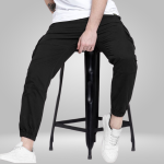 mens-black-cargo-joggers