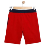 Men’s Knee Length Bermuda Shorts Brand Copy 100% Fine Cotton, Red