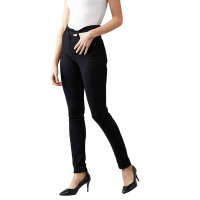 Women's Black High Rise Ankle Length Skinny jeans