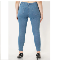 Women's blue High Rise Ankle Length Skinny jeans