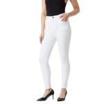 Women's White High Rise Ankle Length Skinny jeans