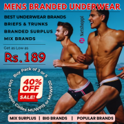 40% off on  Men's Branded Briefs Combo (Pack of 3)